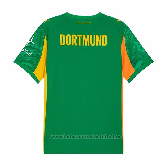 Camiseta Borussia Dortmund Portero 1ª 2025-2026 Verde